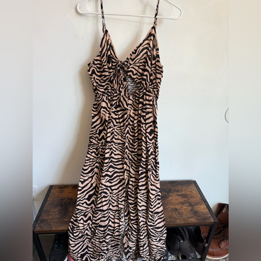 Animal print dress